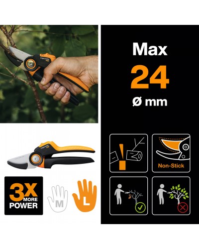 Секатор Fiskars X-series P941 Anvil до 26 мм (1057174) Секатор Fiskars X-series P941 Anvil до 26 мм (1057174)