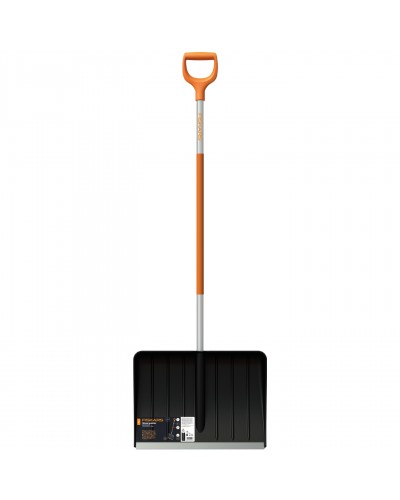 Лопата для уборки снега Fiskars Plus 49 см, 155 см, 1.75 кг (1062828)