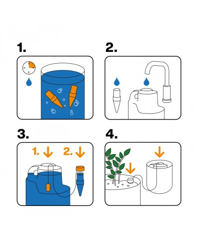 Керамическая капельница система полива Fiskars Watering System 2 шт (1075381)