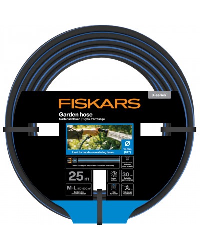 Шланг Fiskars X-series 13 мм (1/2"), 25 м, 1027105 (1076045)