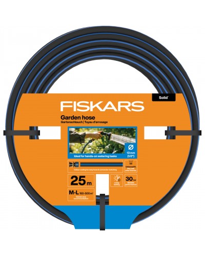 Шланг Fiskars Solid 13 мм (1/2"), 25 м, 1027103 (1076060)