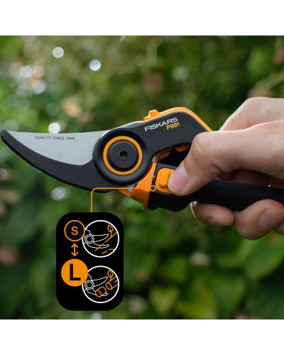 Секатор Fiskars DualAction P981, Bypass до 26 мм (1080132)