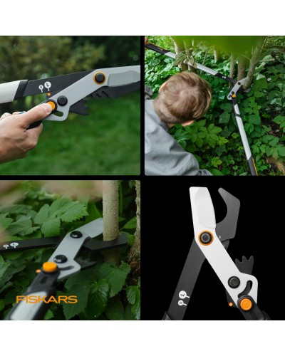 Сучкорез для зеленых веток до 50 мм Fiskars DualAction LX108, Bypass 81 см (1080133)