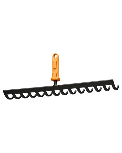 Граблі для ґрунту Fiskars OneClick 36 см, 14 зубів (1080677)