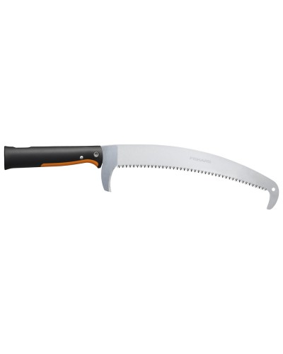 Пила садова закруглена з гаком Fiskars OneClick 360 мм, зріз на себе (1080690)