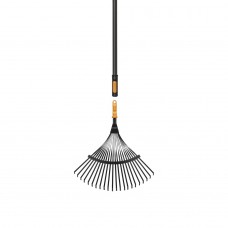 Граблі сталеві віялові Fiskars OneClick 42 см + ручка L, 161 см (1080714)