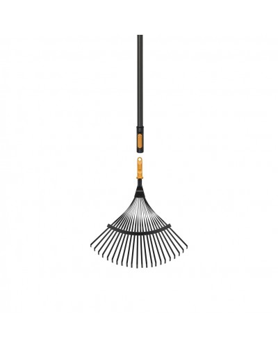 Граблі сталеві віялові Fiskars OneClick 42 см + ручка L, 161 см (1080714)