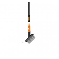 Щітка металева для щілин Fiskars OneClick 9,5 см + ручка L, 161 см (1080719)