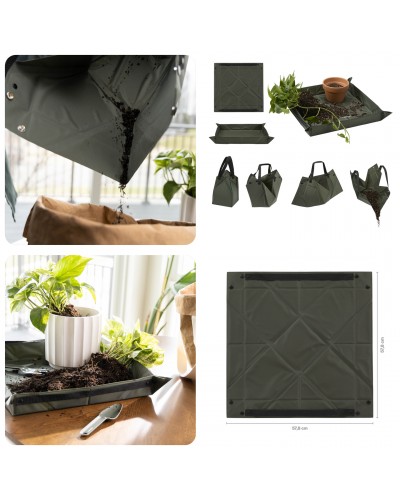 Коврик для садоводства с ручками Fiskars Fold-up Planting Mat 58х58 см (1080776)