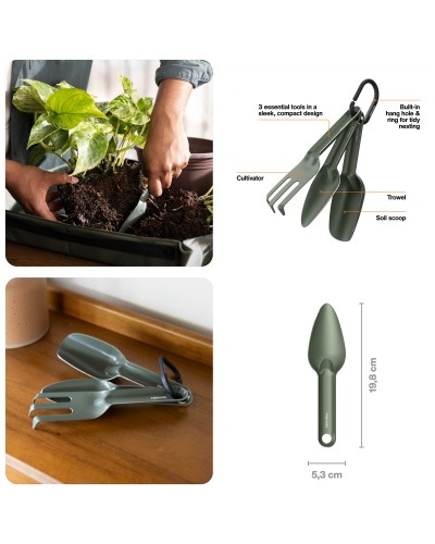 Комплект садовых инструментов для комнатного садоводства Fiskars Plant Care 3 шт (1080777)