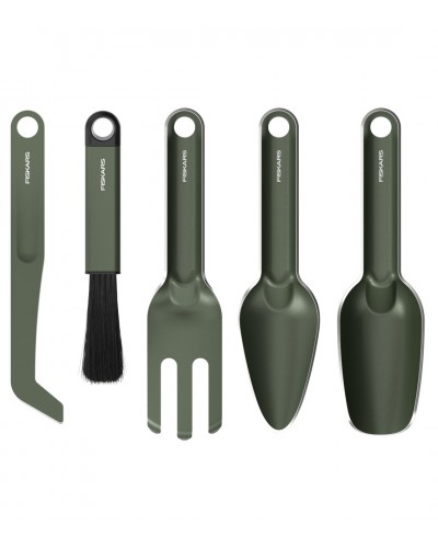 Комплект садовых инструментов для комнатного садоводства Fiskars Plant Care 5 шт (1080778)