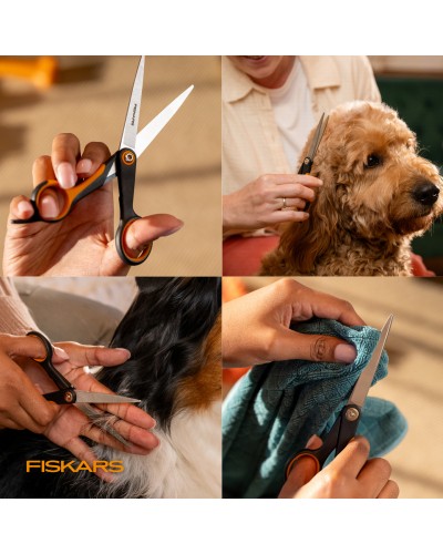 Ножиці для стрижки у грумінгу Fiskars Trimming scissors 17 см (2009126) Ножиці для стрижки у грумінгу Fiskars Trimming scissors 17 см (2009126)