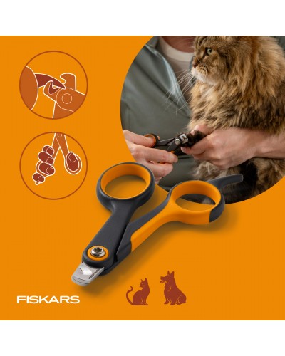Когтерез мини для животных Fiskars Small Nail Clippers, для собак и кошек, 10 см (2009130) Когтерез мини для животных Fiskars Small Nail Clippers, для собак и кошек, 10 см (2009130)
