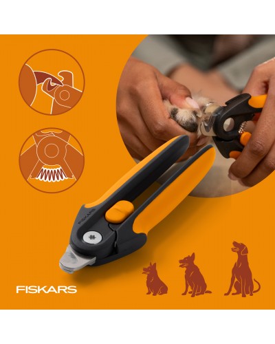 Когтерез для животных Fiskars Nail Clippers, для собак и кошек, 15 см (2009132) Когтерез для животных Fiskars Nail Clippers, для собак и кошек, 15 см (2009132)