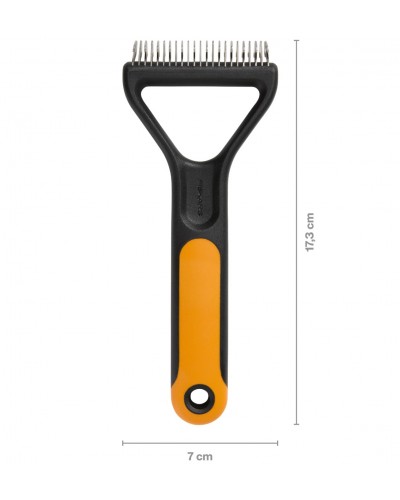 Грабли-колтунорез для груминга собак и кошек Fiskars Dematting Rake, 7 см (2009136) Грабли-колтунорез для груминга собак и кошек Fiskars Dematting Rake, 7 см (2009136)