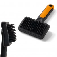 Массажная щетка для вычесывания шерсти Fiskars Massage Brush, 9 см (2009140)