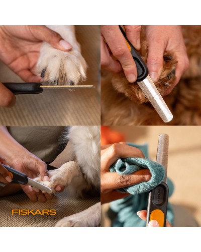 Пилка для когтей для животных Fiskars Nail File, 18 см (2009142) Пилка для когтей для животных Fiskars Nail File, 18 см (2009142)