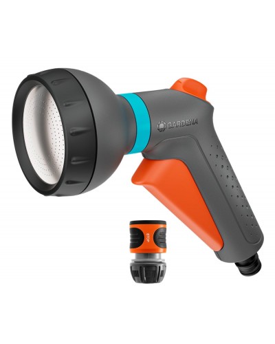 Пистолет-распылитель Gardena Classic мягкий душ + коннектор 13 мм 1/2" (18366-20) New 2026