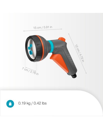 Пістолет-розпилювач Gardena Classic багатофункціональний 4-в-1 (18370-20) New 2026