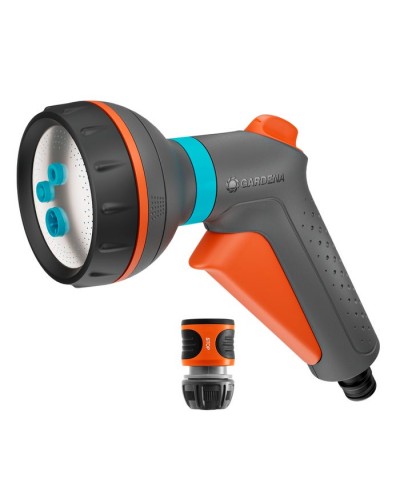 Пистолет-распылитель Gardena Classic многофункциональный 4-в-1 + коннектор 13 мм 1/2" (18371-20) New 2026