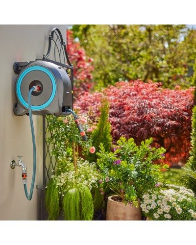 Котушка Gardena Dual Hose Box настінна/наземна 11 мм, 20 м, синя (18694-20)