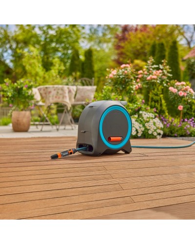 Котушка Gardena Dual Hose Box настінна/наземна 11 мм, 20 м, синя (18694-20)