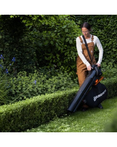 Аккумуляторный воздуходувка-пылесос Husqvarna Aspire BVX-P4A KIT, 2 режима, 216 км/час, 4.0 Ач (9708272-02)