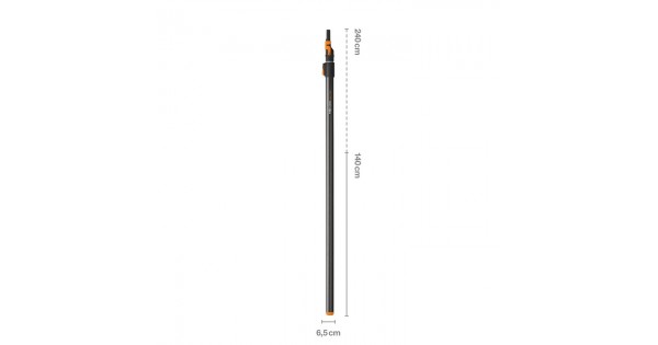 Ручка телескопічна алюмінієва Fiskars QuikFit™ M 140-240 см, 136042 ...