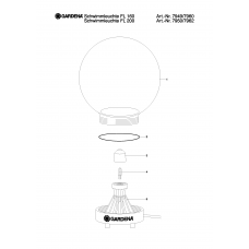 УПплотнительное кольцо 71X3 Gardena (7949-00.900.02)