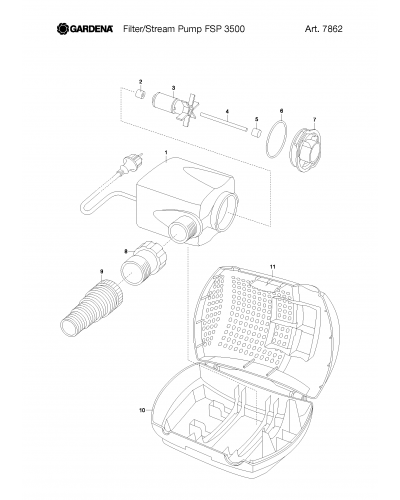 Уплотнительное кольцо 48X2.5 Gardena (7862-00.900.02)
