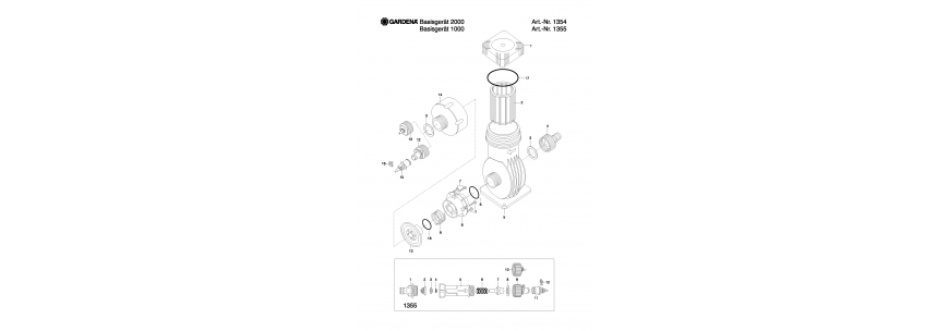 Запчастини Gardena, 1389