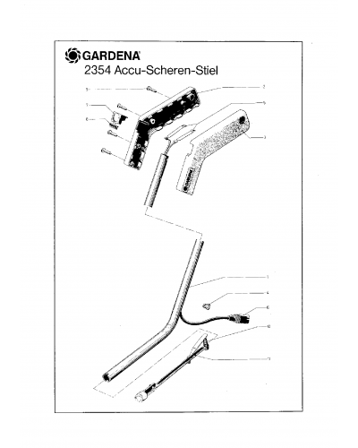 ПОВОРОТНАЯ РУЧКА 2354-20.000.00 Gardena