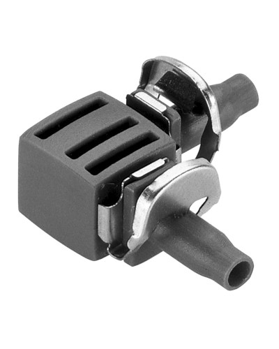 Соединитель L-образный Gardena Micro-Drip-System Quick & Easy для шлангов 4,6 мм, 10 шт (08381-29)