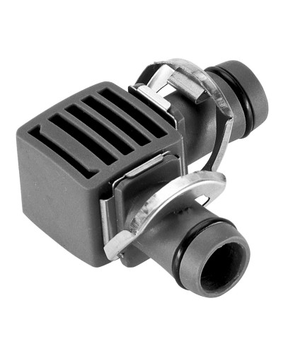 Соединитель L-образный Gardena Micro-Drip-System Quick & Easy для шлангов 13 мм, 1 шт (08382-00.600.00)