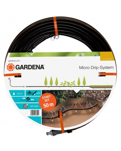 Комплект микрокапельного полива Gardena Micro-Drip-System для подземной прокладки 13,7 мм 50 м (01389-20)