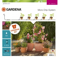 Комплект для расширения микрокапельного полива Gardena Micro-Drip-System на 5 горшков (13005-20)