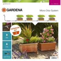 Комплект для розширення мікрокрапельного поливу Gardena Micro-Drip-System на 4 квіткових ящика (13006-20)