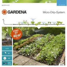 Комплект мікрокрапельного поливу Gardena Micro-Drip-System для клумб і грядок до 40 м2 (13015-20)