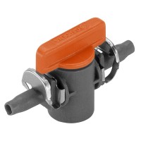 Кран запорный Gardena Micro-Drip-System Quick & Easy 4,6 мм, 1 шт (08357-00.600.00)