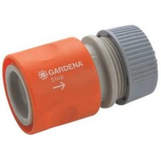 Коннектор Gardena стандартный с автостопом для шланга 13 мм и 15 мм (02913-29)