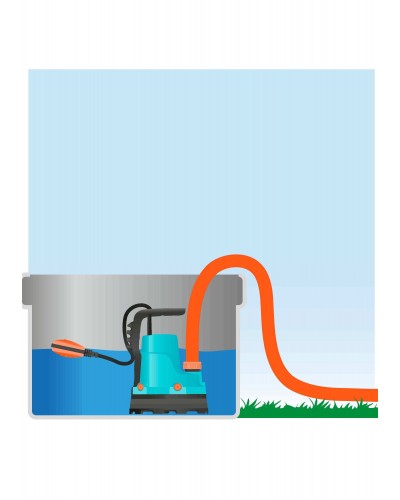 Насос дренажний для чистої води Gardena 7000/C (01661-20)