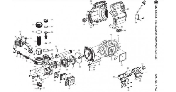 Gardena 3500 4e Ersatzteile