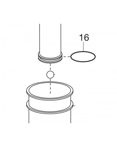 Кольцо уплотнительное o-ring 32,92x3,53 Gardena для ранцевого опрыскивателя 12 л (00884-00.900.33)