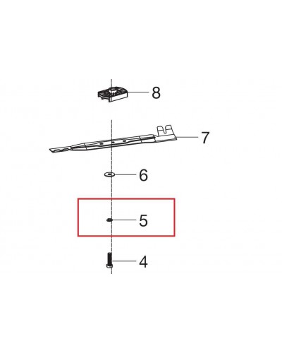 Шайба пружинна кріплення ножа для газонокосарки Gardena PowerMax Li-40/41 (00057-96.842.01)