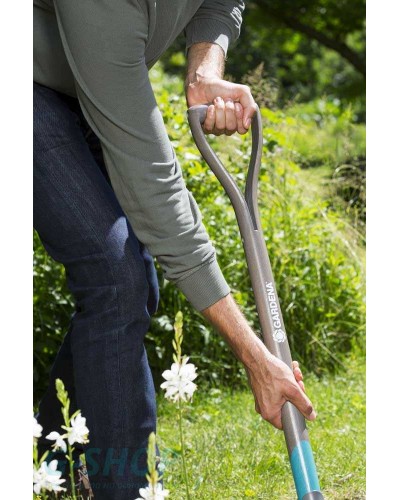 Лопата садовая штыковая заостренная Gardena NatureLine D-образная рукоятка 117 см (17001-20)
