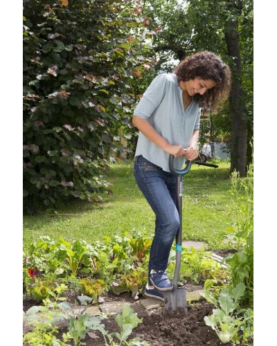 Лопата садова штикова Gardena ErgoLine Small D-подібна рукоятка 113 см (17011-20)