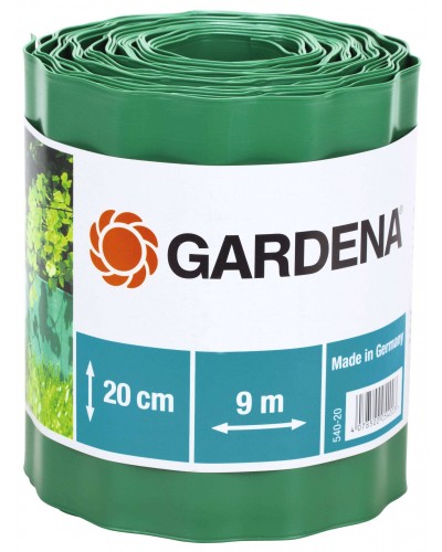 Бордюр садовий зелений Gardena 9х20 см (00540-20)