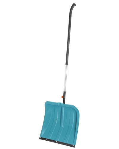 Лопата для уборки снега Gardena 40 см с пластиковой кромкой и ручка алюминиевая 130 см (03240-30)